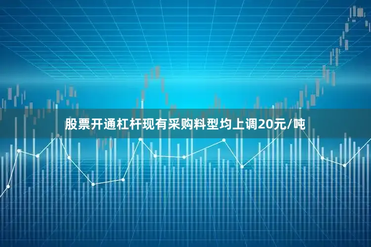 股票开通杠杆现有采购料型均上调20元/吨